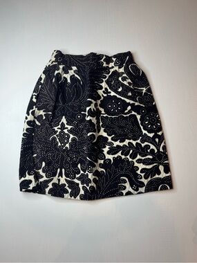 VTG 70s Campus Casuals of California Abstract Floral Batik Mini Skirt XS